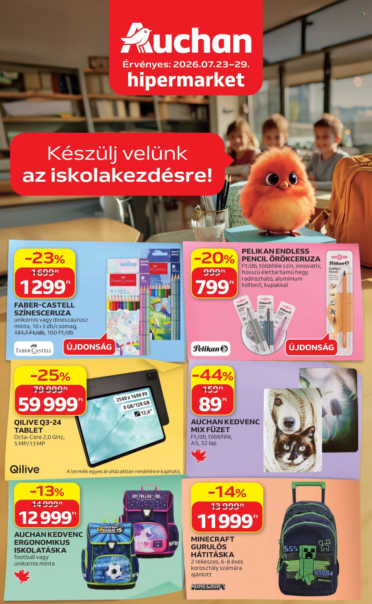 Auchan akciós újságok - 2026.07.23 - 2026.07.29. Oldal 1