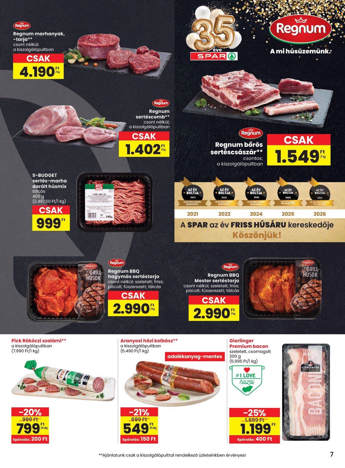 SPAR akciós újságok - 2026.07.30 - 2026.08.05. Oldal 7