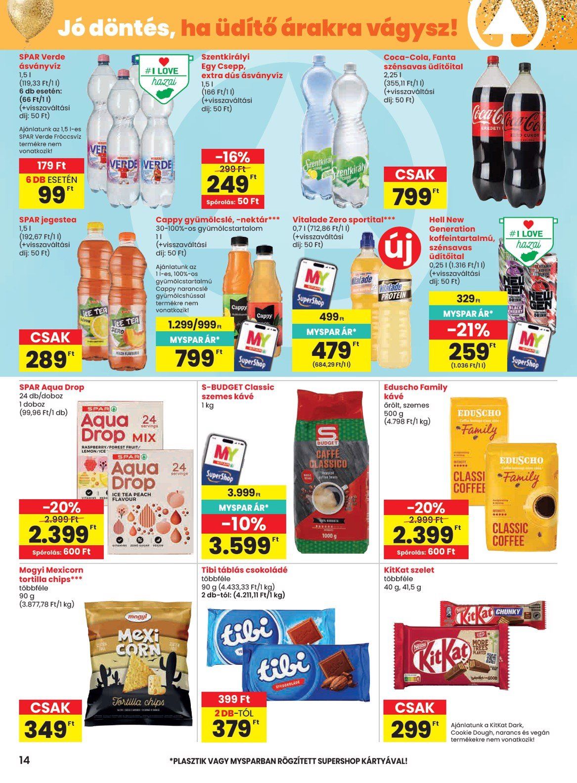 SPAR akciós újságok - 2026.07.30 - 2026.08.05. Oldal 14