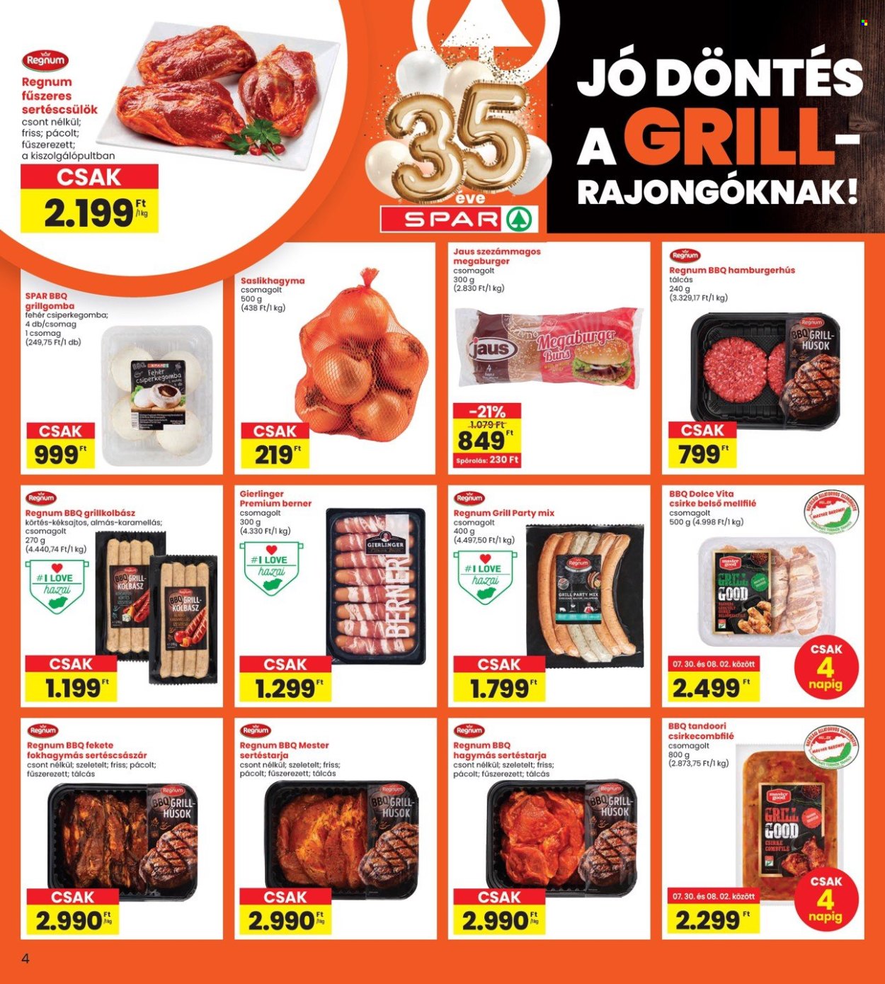 INTERSPAR akciós újságok - 2026.07.30 - 2026.08.05. Oldal 4