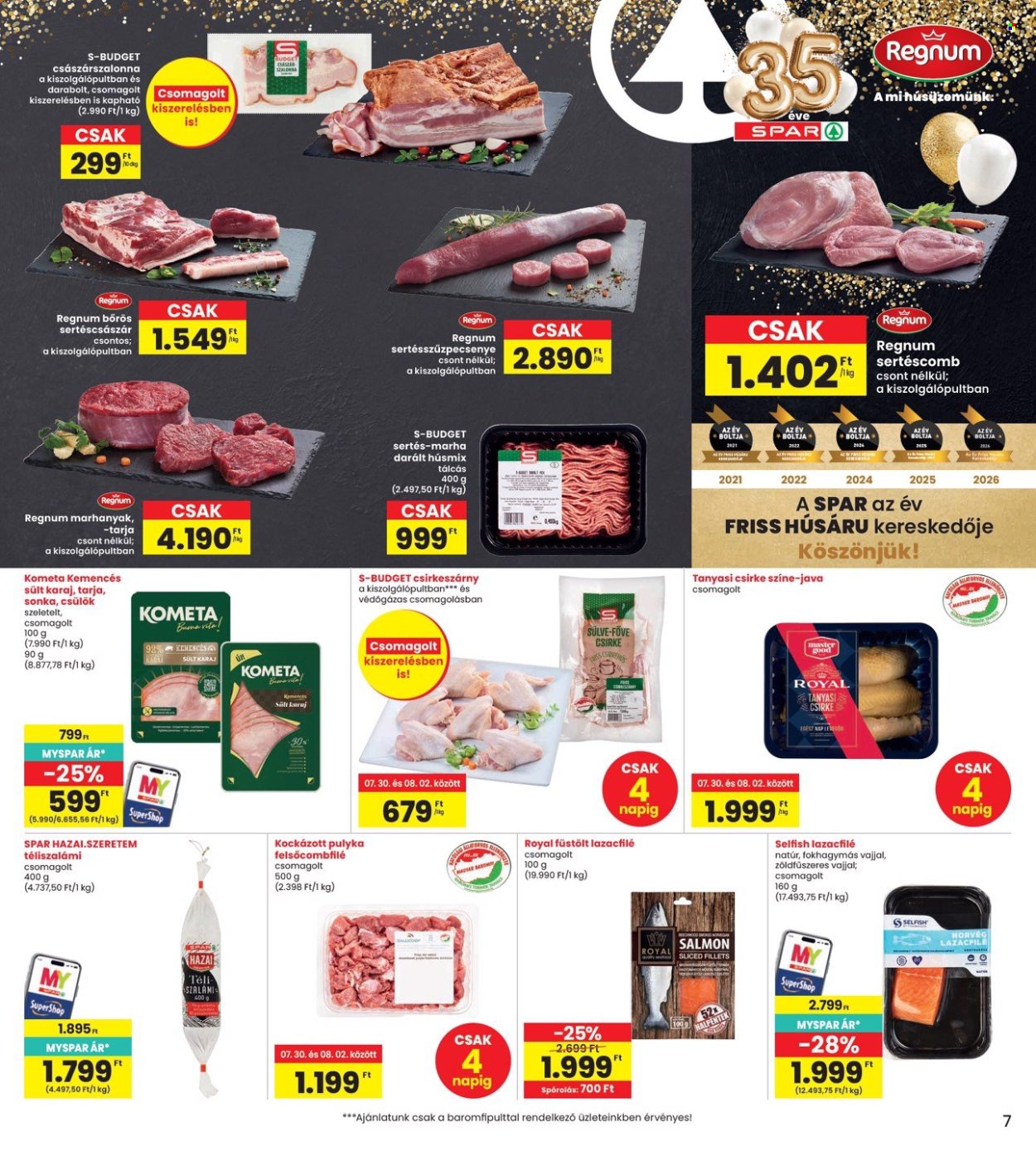 INTERSPAR akciós újságok - 2026.07.30 - 2026.08.05. Oldal 7