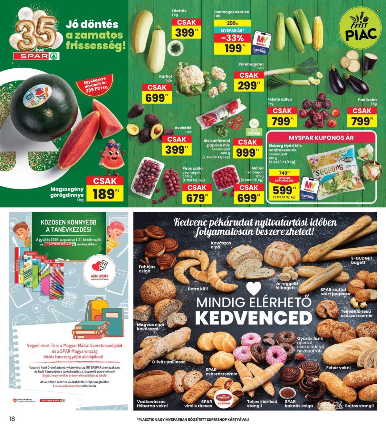 INTERSPAR akciós újságok - 2026.07.30 - 2026.08.05. Oldal 18