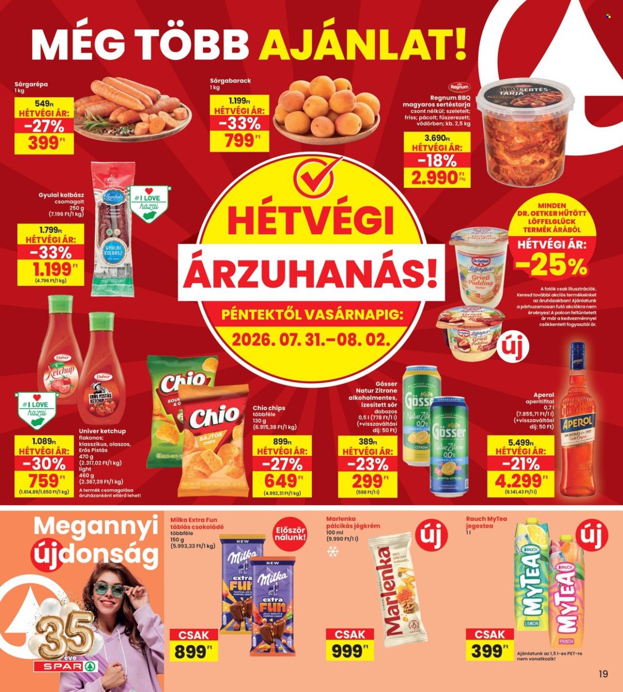 INTERSPAR akciós újságok - 2026.07.30 - 2026.08.05. Oldal 19