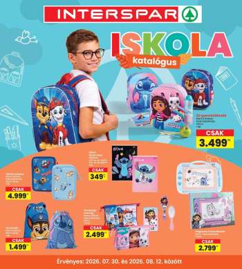 Újság INTERSPAR - 2026.07.30 - 2026.08.12.