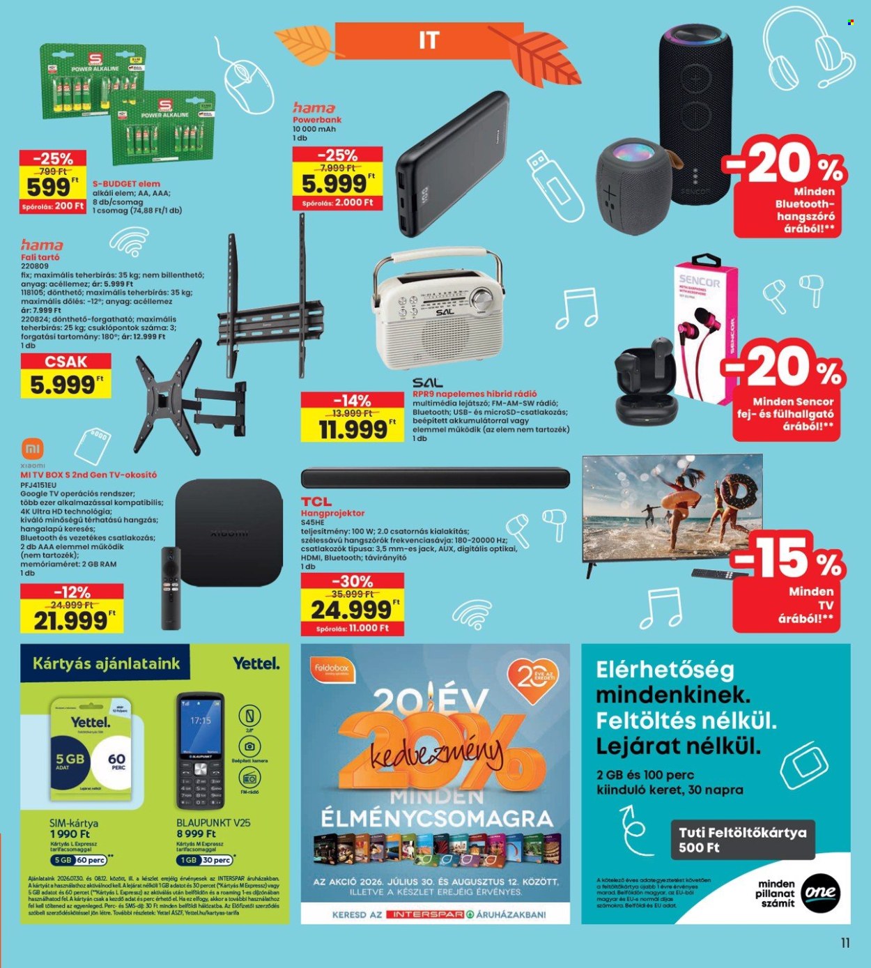 INTERSPAR akciós újságok - 2026.07.30 - 2026.08.12. Oldal 11