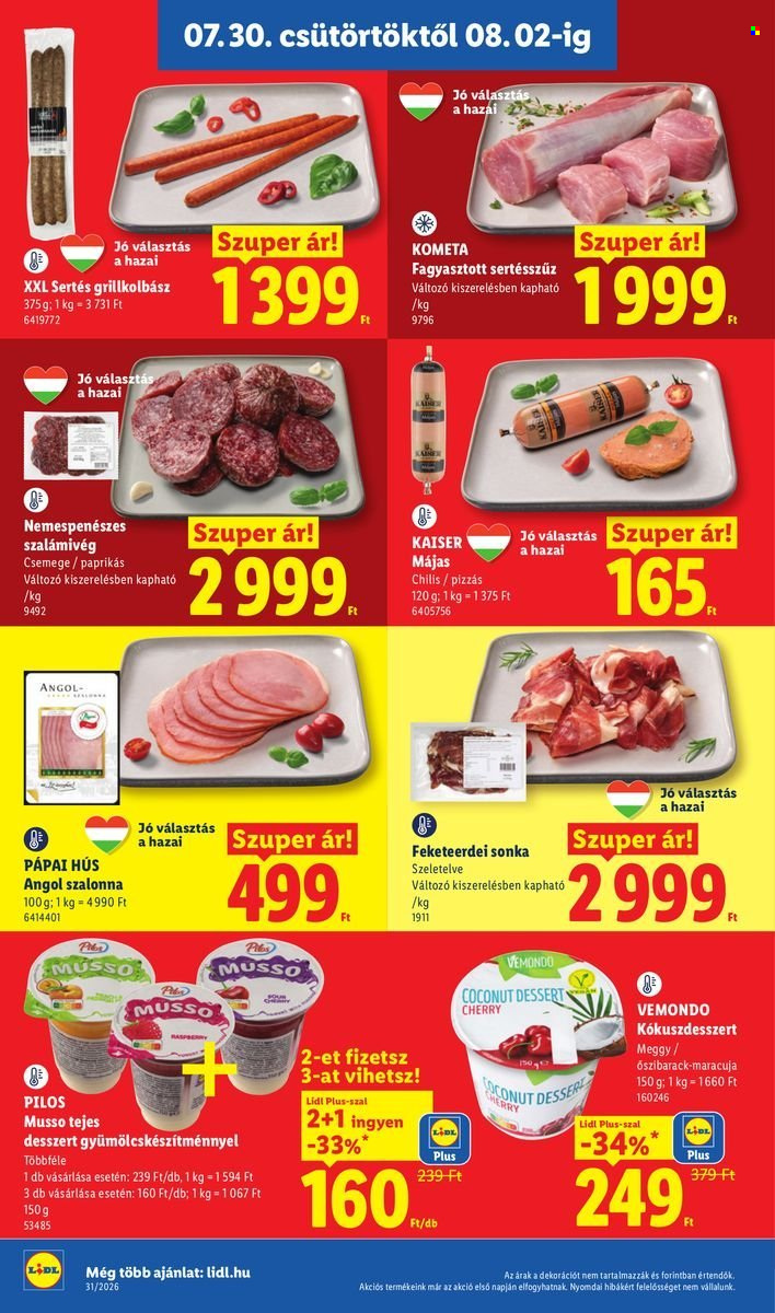 Lidl akciós újságok - 2026.07.30 - 2026.08.05. Oldal 8