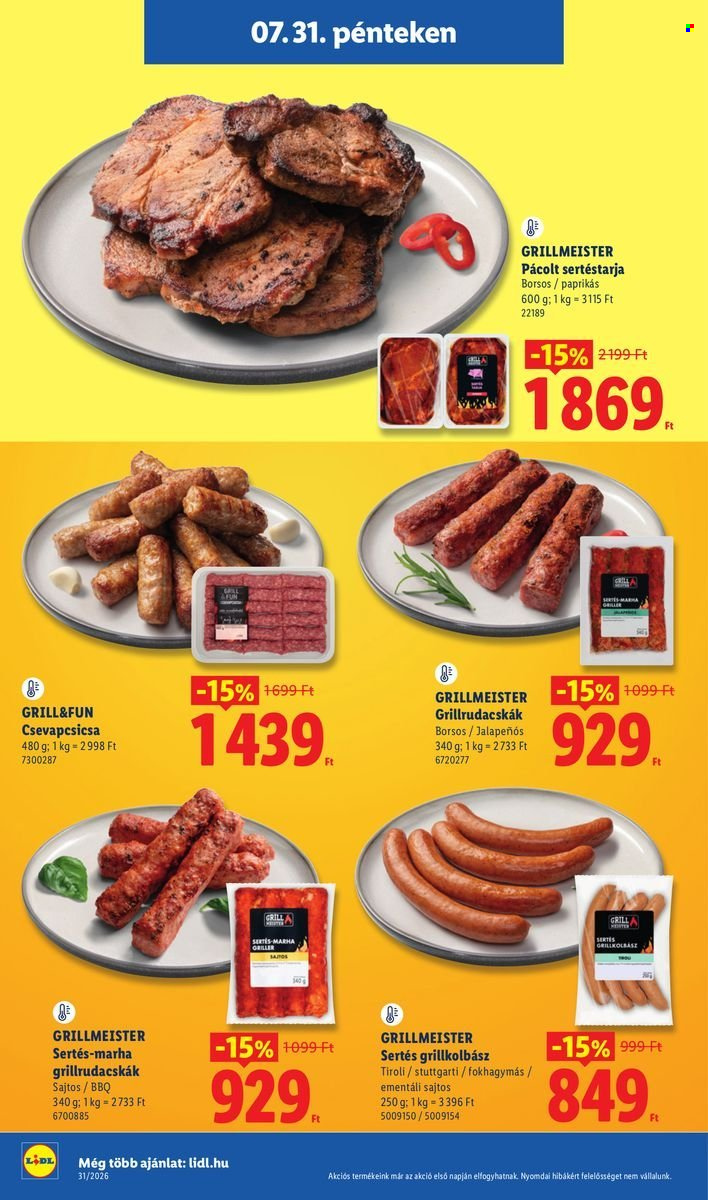 Lidl akciós újságok - 2026.07.30 - 2026.08.05. Oldal 28