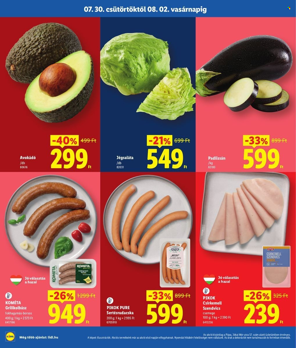 Lidl akciós újságok - 2026.07.30 - 2026.08.02. Oldal 2