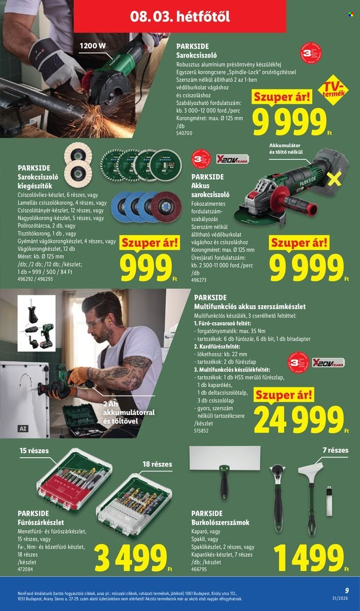 Lidl akciós újságok - 2026.07.30 - 2026.08.05. Oldal 9