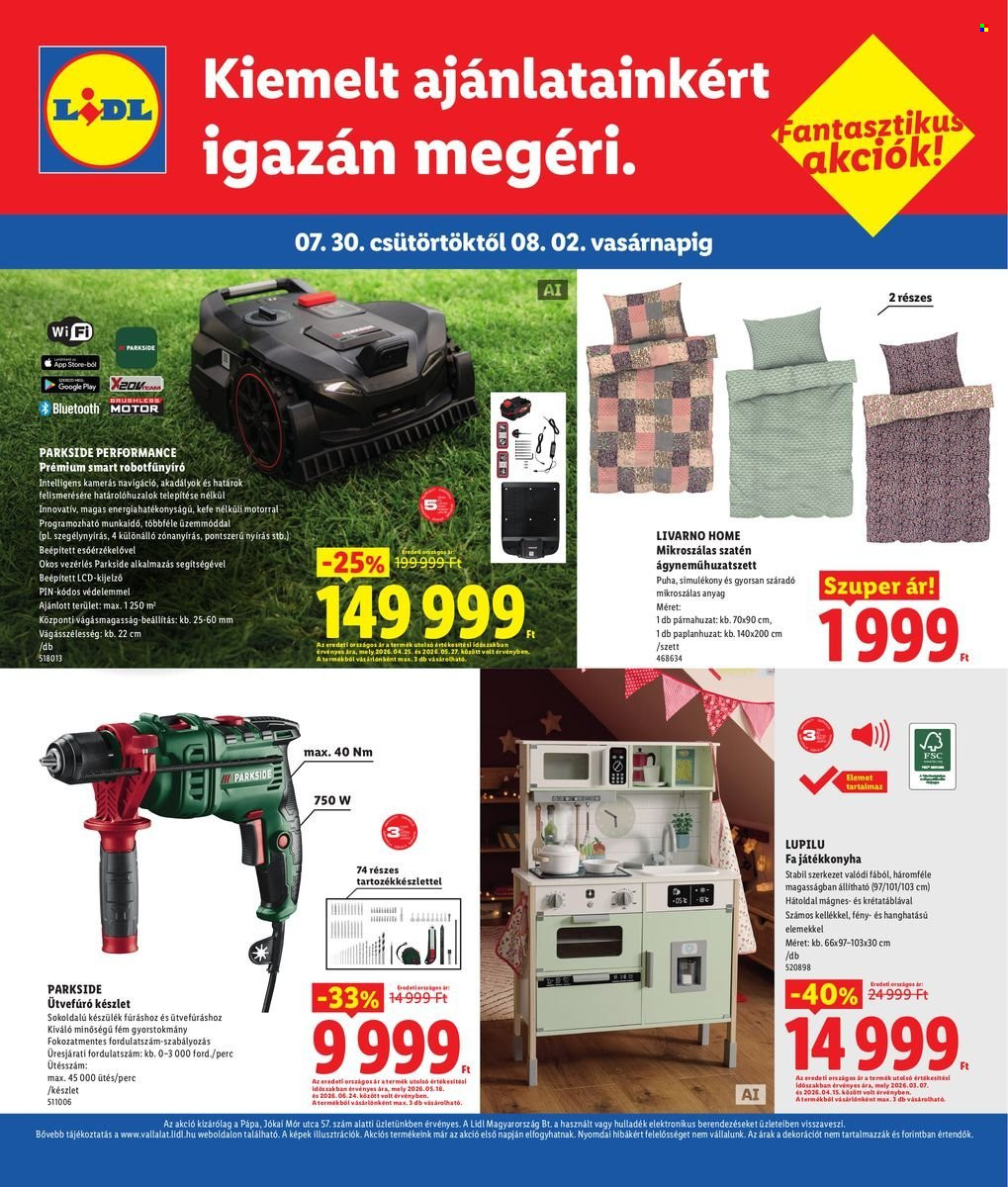 Lidl akciós újságok - 2026.07.30 - 2026.08.02. Oldal 4