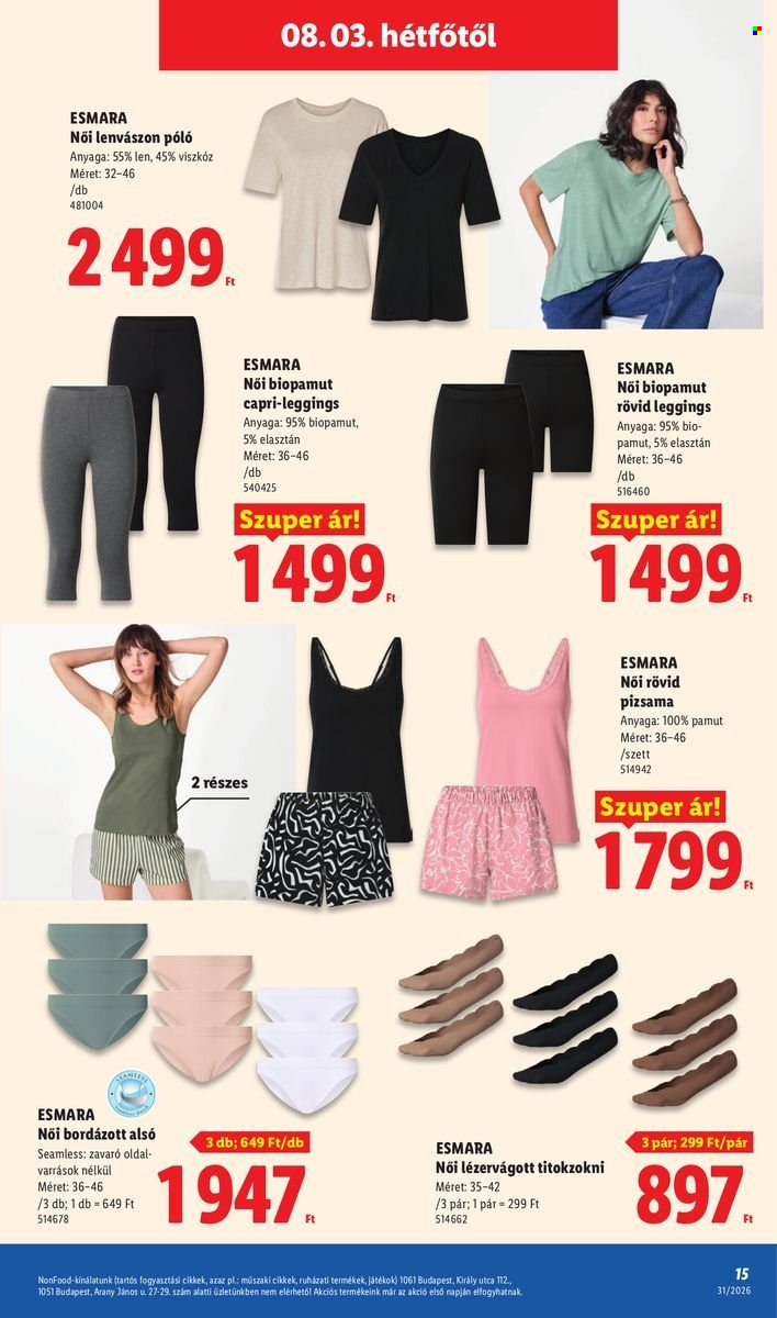 Lidl akciós újságok - 2026.07.30 - 2026.08.05. Oldal 15
