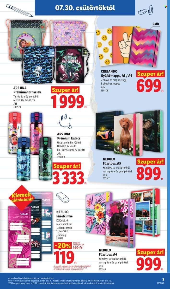 Lidl akciós újságok. Oldal 3