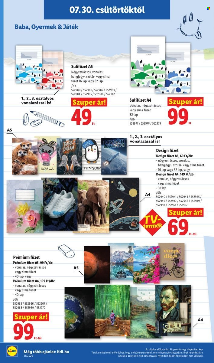 Lidl akciós újságok. Oldal 4