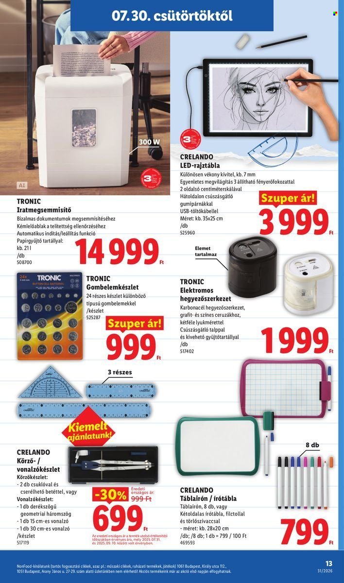 Lidl akciós újságok. Oldal 13