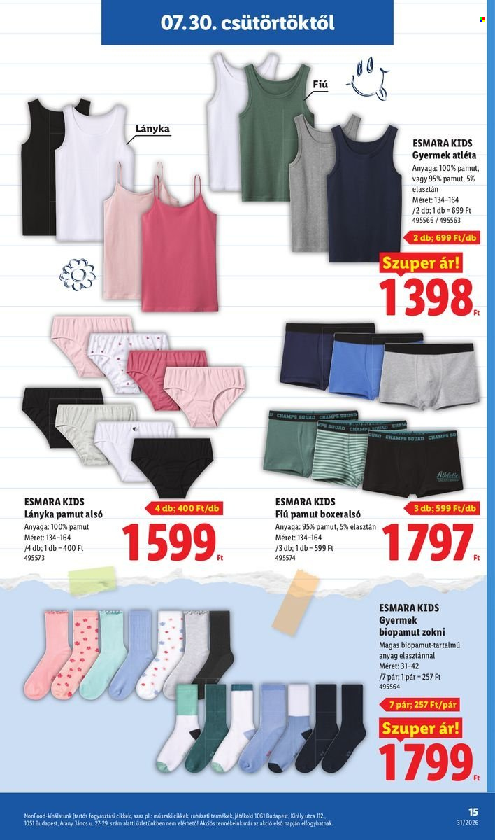 Lidl akciós újságok. Oldal 15