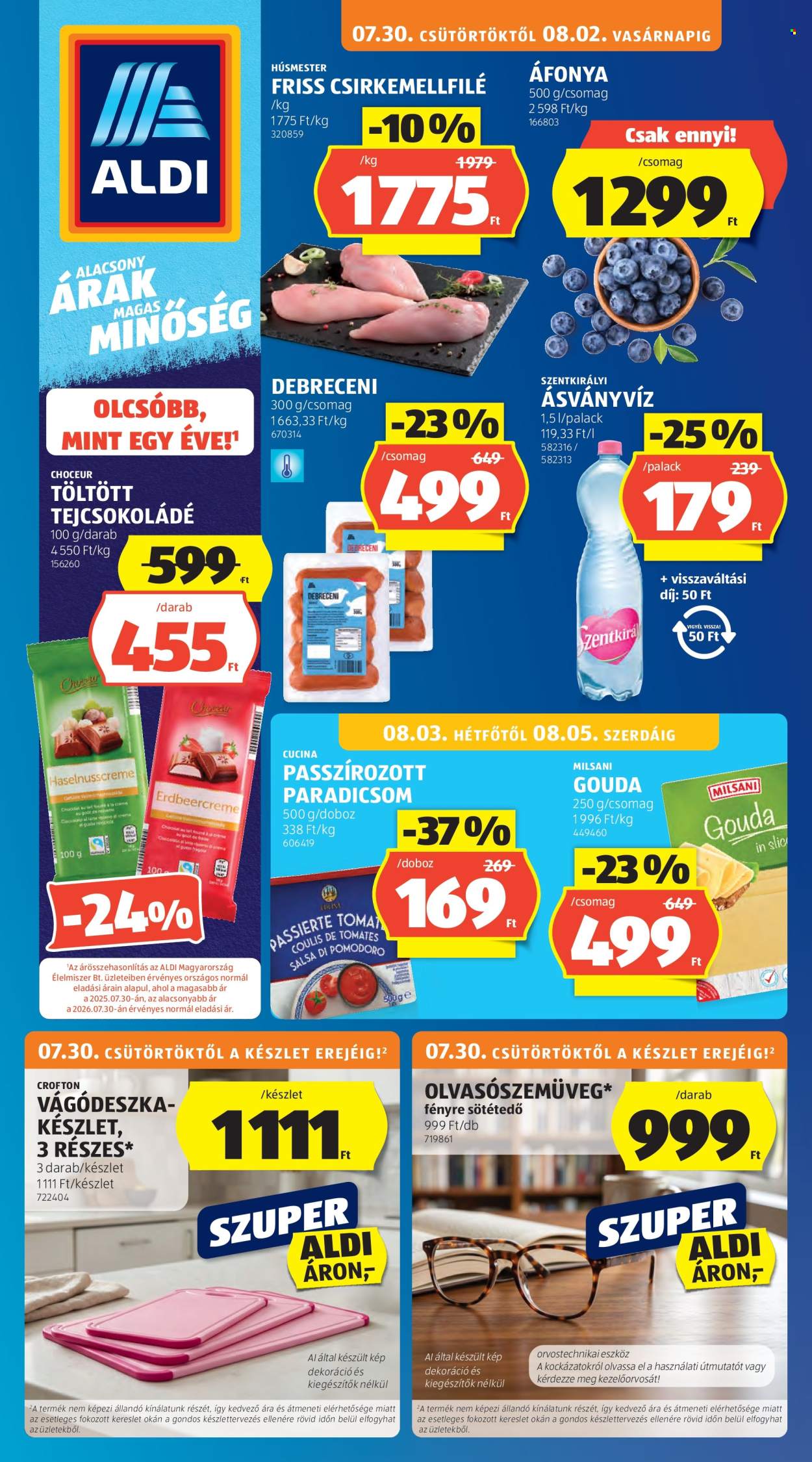 Aldi akciós újságok - 2026.07.30 - 2026.08.05. Oldal 1