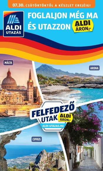 Újság Aldi - 2026.07.30 - 2026.08.05.