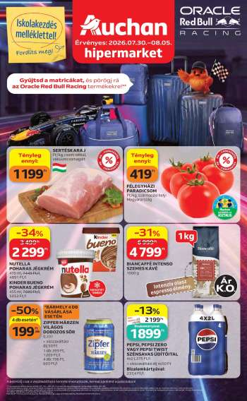 Újság Auchan - 2026.07.30 - 2026.08.05.