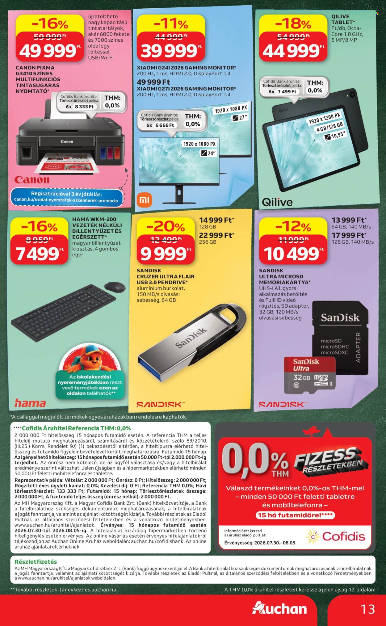Auchan akciós újságok - 2026.07.30 - 2026.08.05. Oldal 13