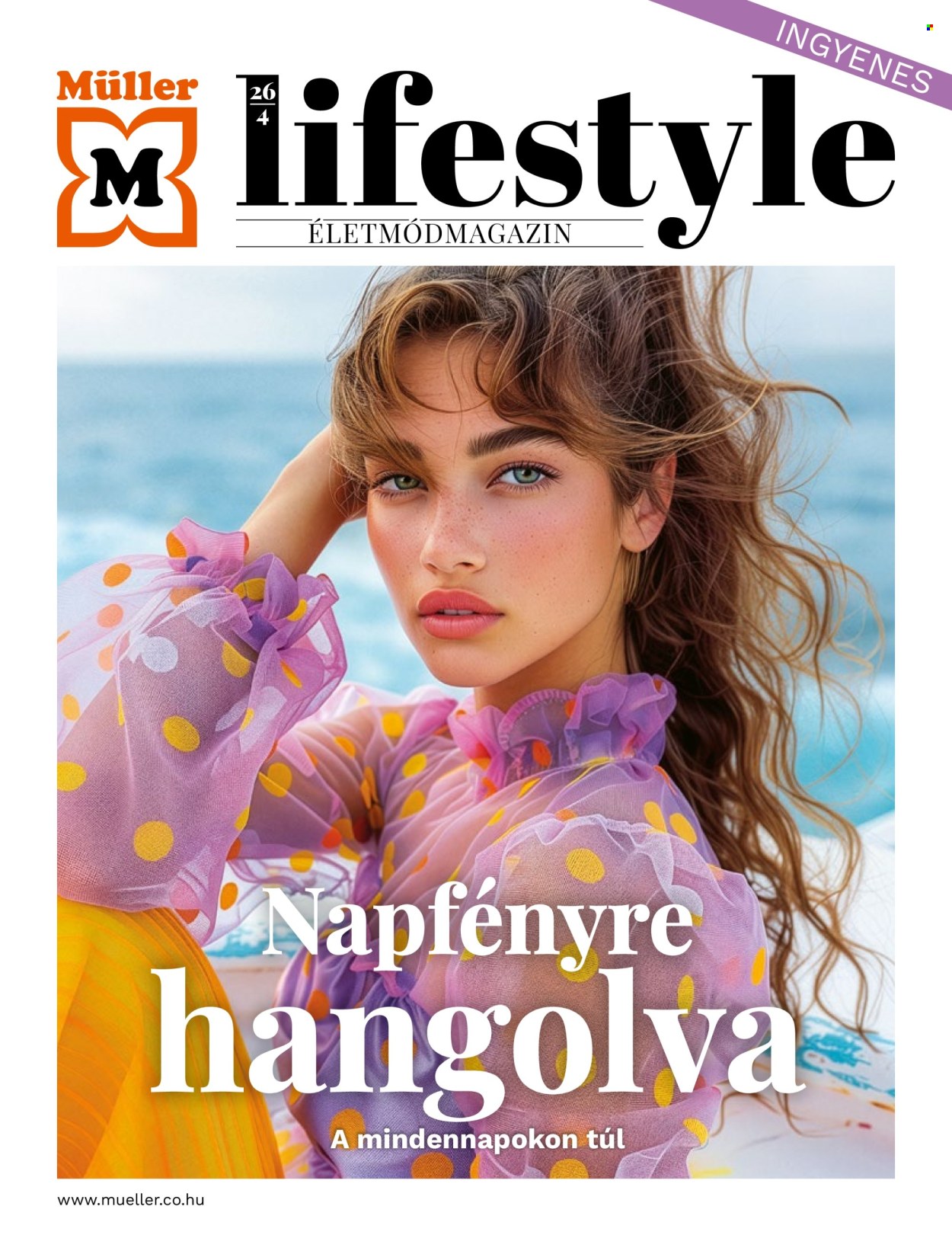 Müller akciós újságok. Oldal 1