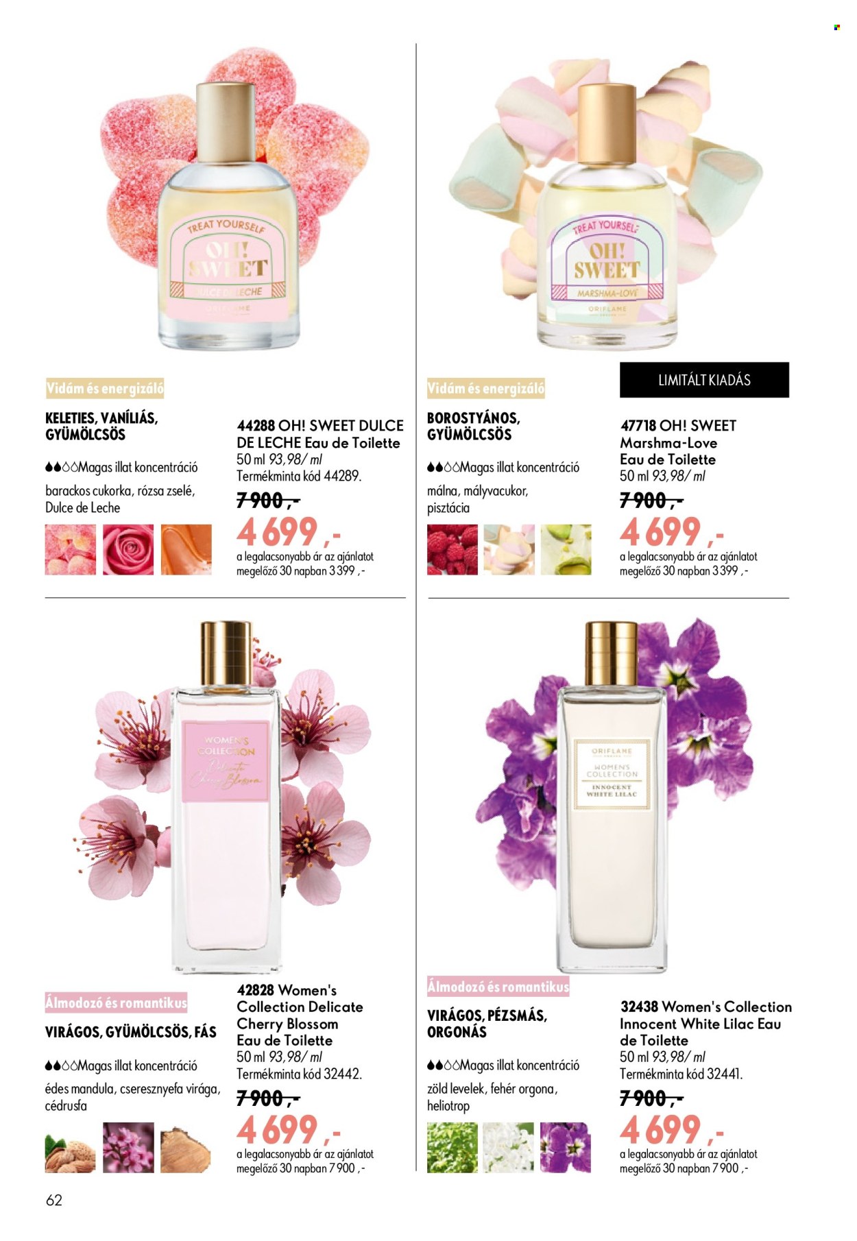 Oriflame akciós újságok - 2026.07.29 - 2026.08.18. Oldal 62