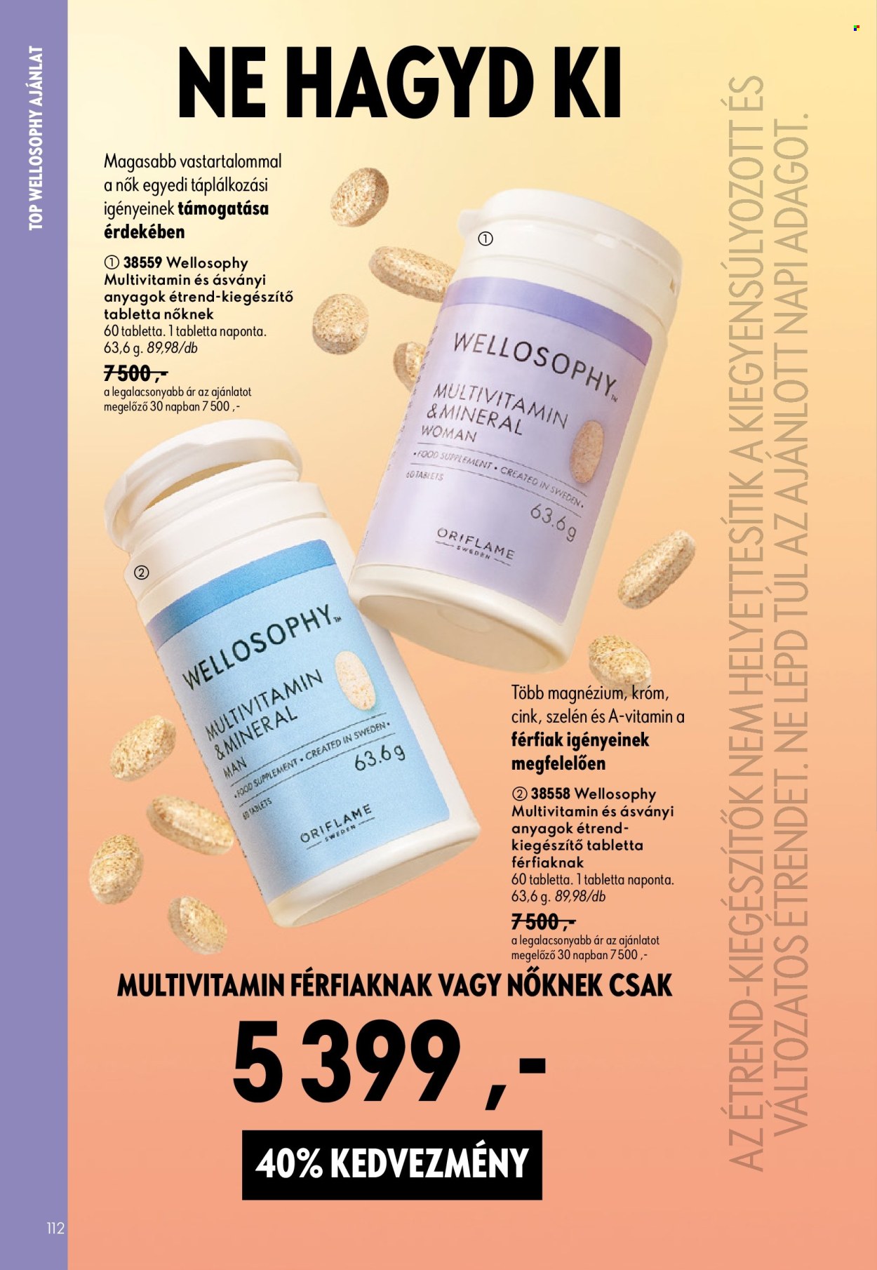 Oriflame akciós újságok - 2026.07.29 - 2026.08.18. Oldal 112