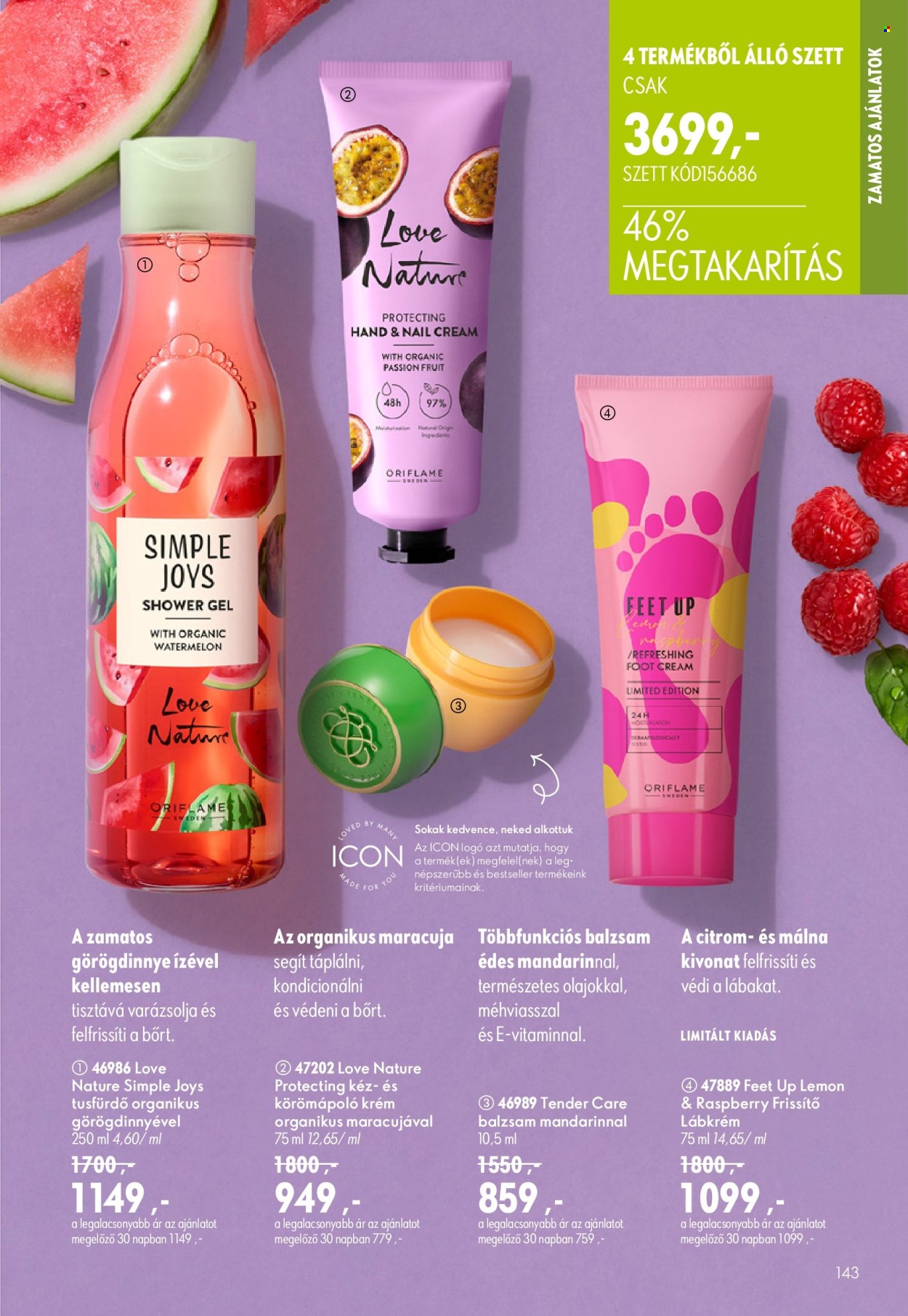 Oriflame akciós újságok - 2026.07.29 - 2026.08.18. Oldal 143