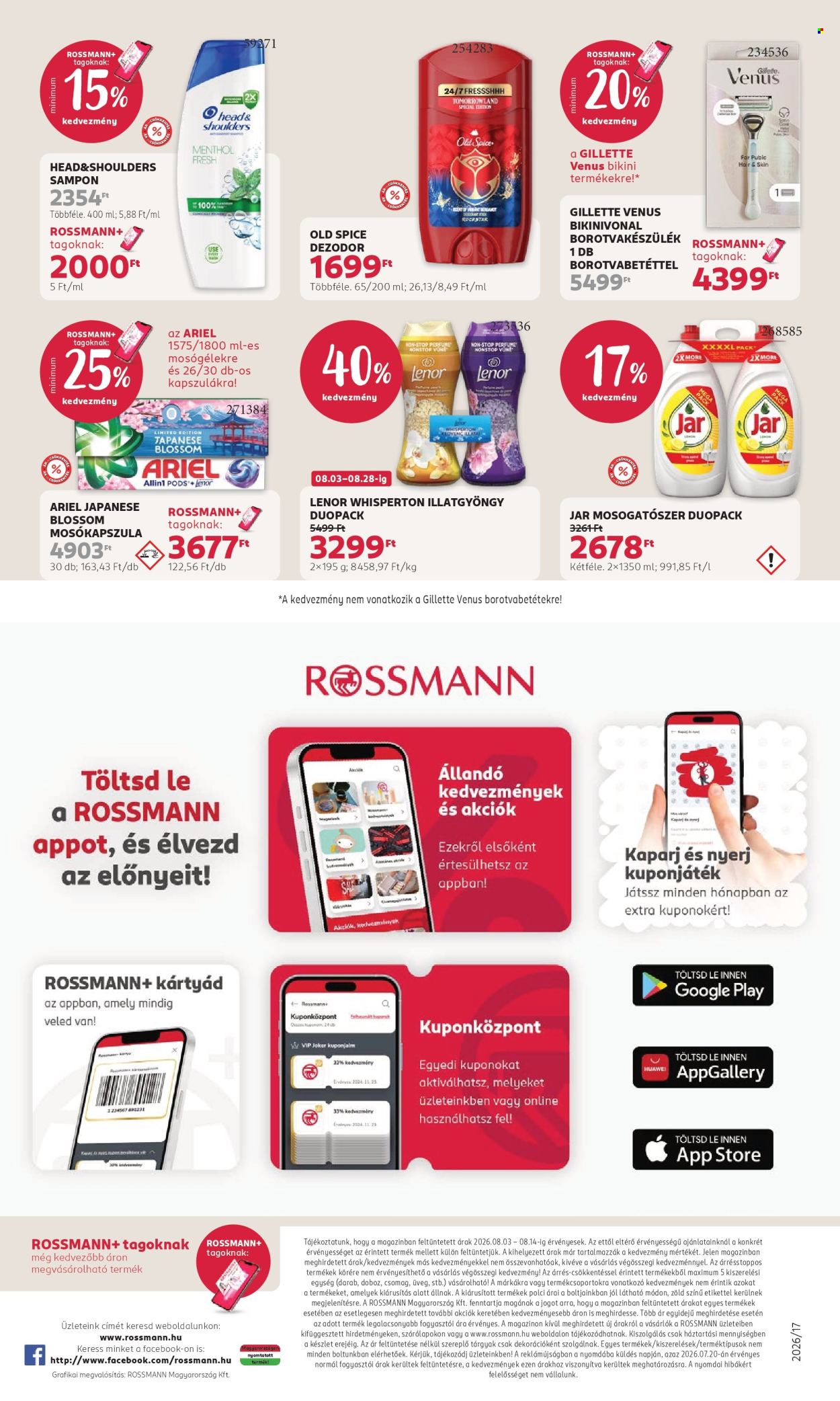 Rossmann akciós újságok - 2026.08.03 - 2026.08.14. Oldal 24