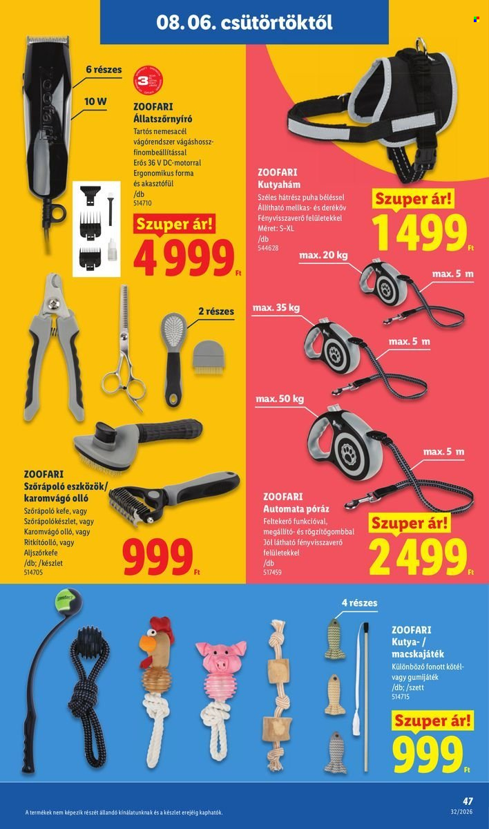 Lidl akciós újságok - 2026.08.06 - 2026.08.12. Oldal 47