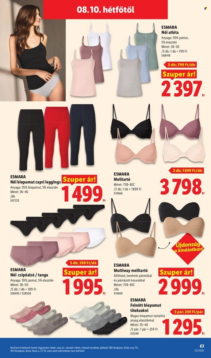 Lidl akciós újságok - 2026.08.06 - 2026.08.12. Oldal 63