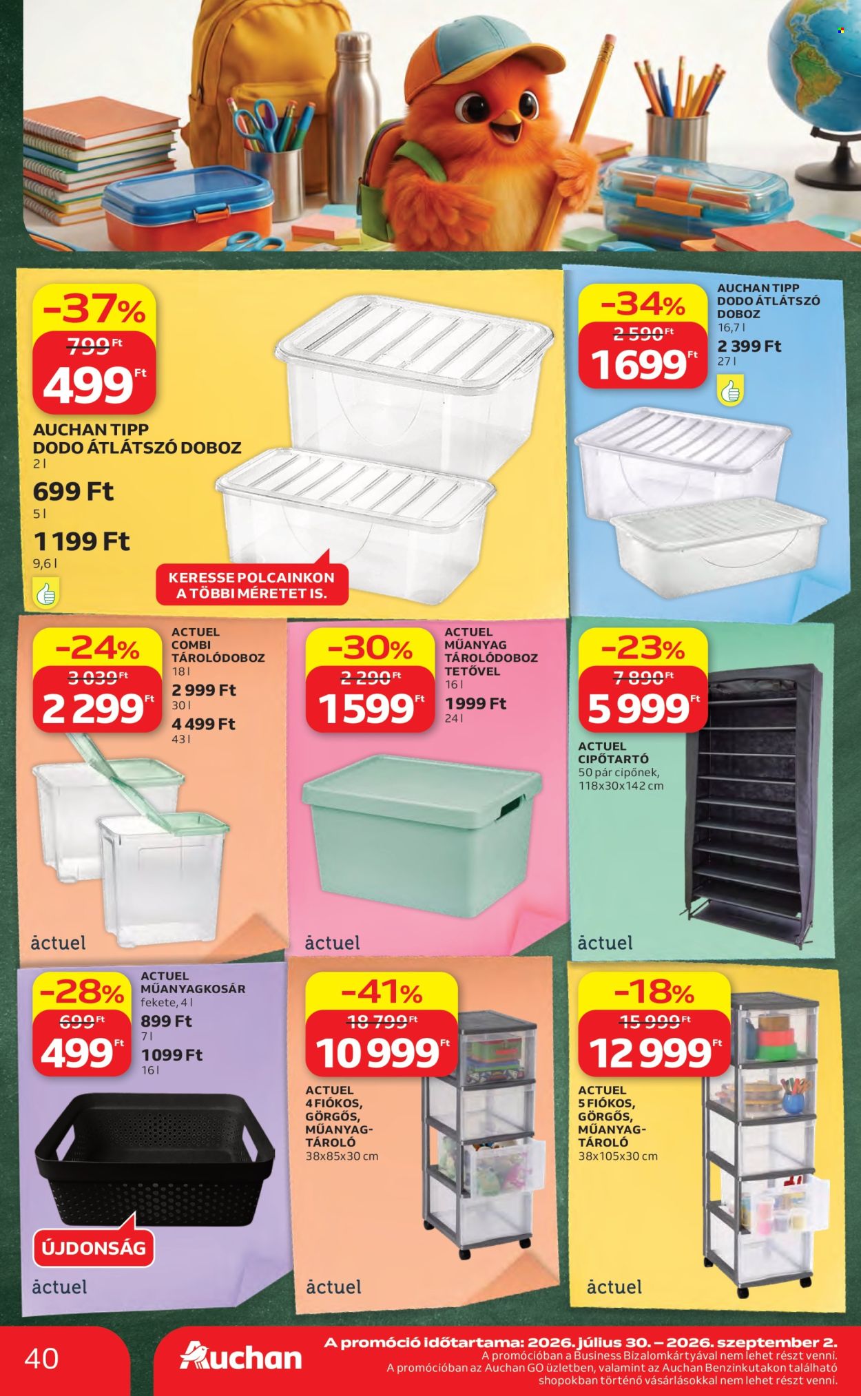 Auchan akciós újságok - 2026.08.06 - 2026.08.19. Oldal 40