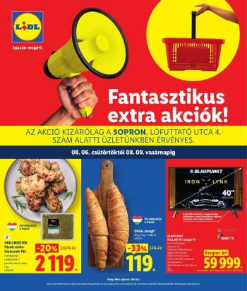 Újság Lidl - 2026.08.06 - 2026.08.09.
