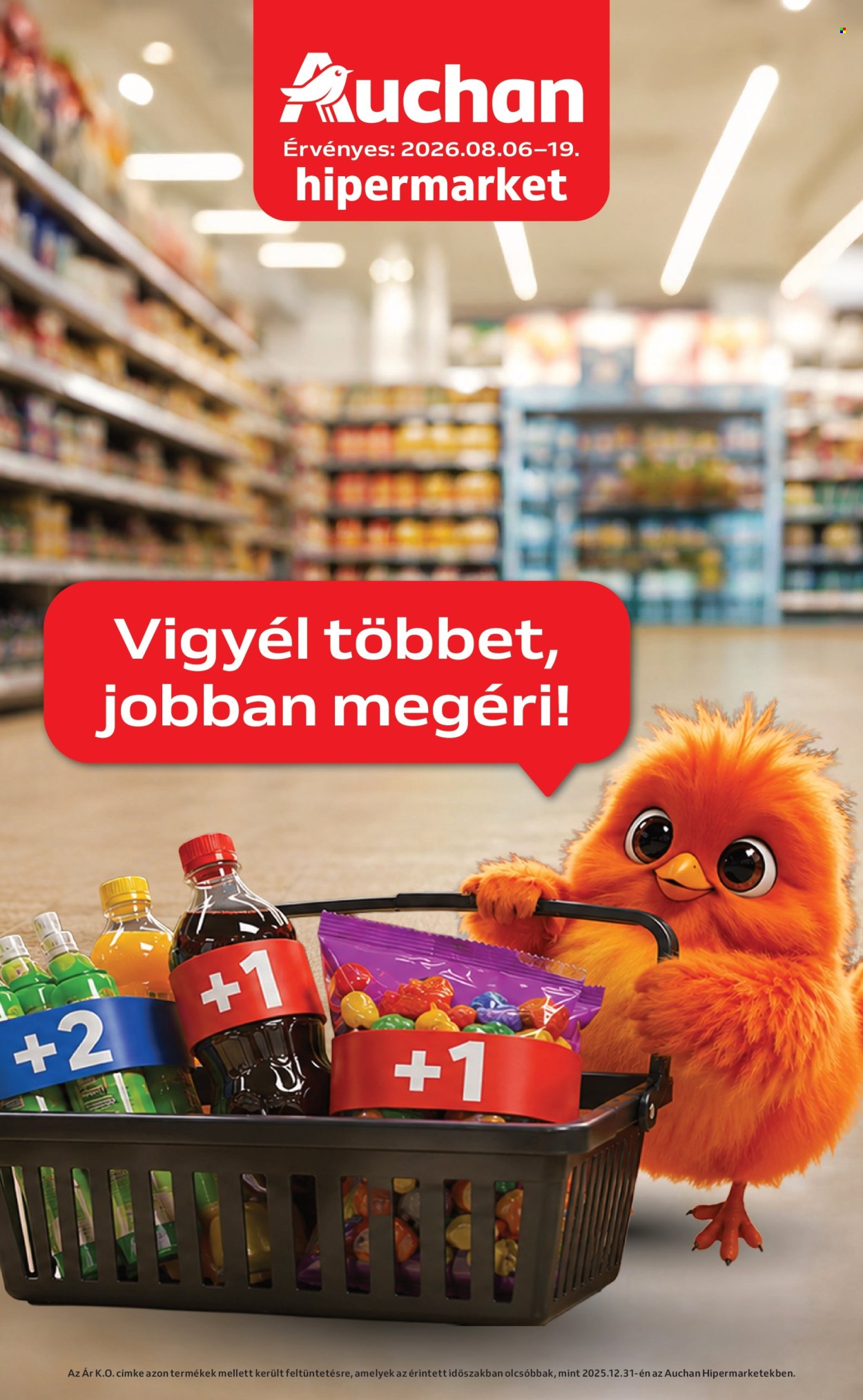 Auchan akciós újságok - 2026.08.06 - 2026.08.19. Oldal 1