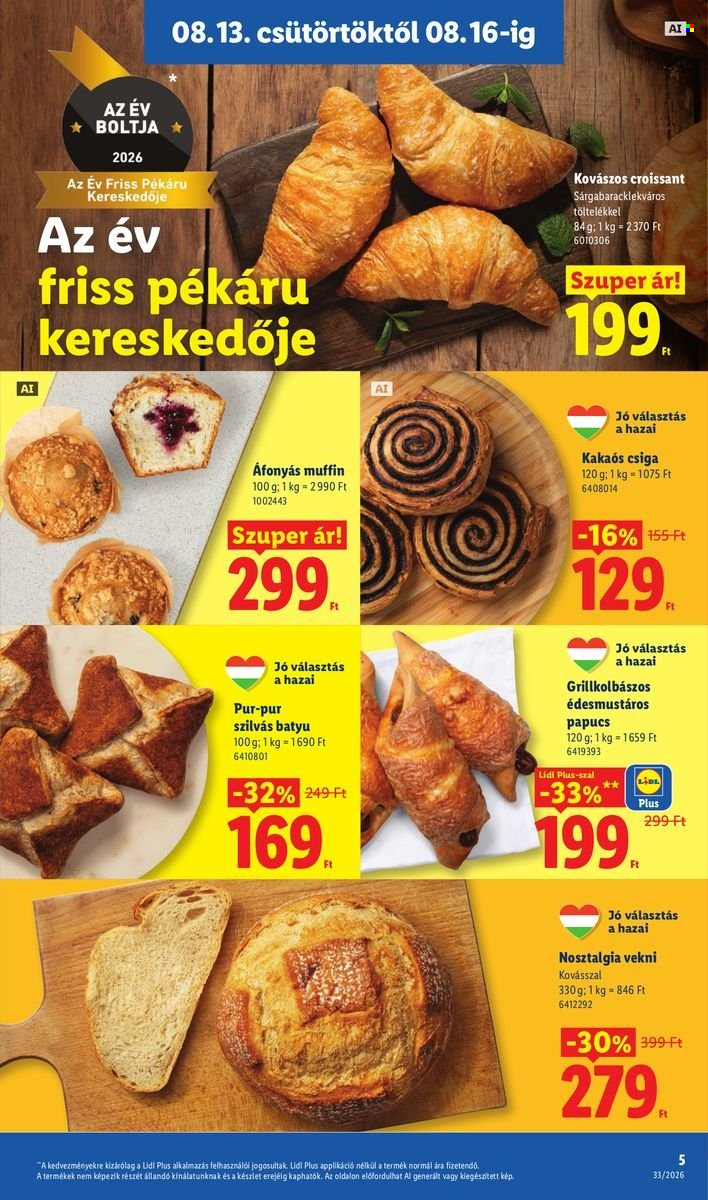 Lidl akciós újságok - 2026.08.13 - 2026.08.18. Oldal 5