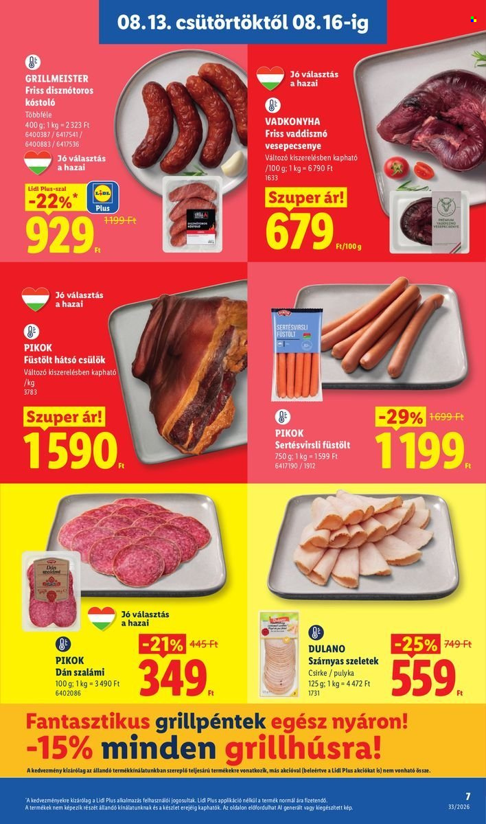 Lidl akciós újságok - 2026.08.13 - 2026.08.18. Oldal 7