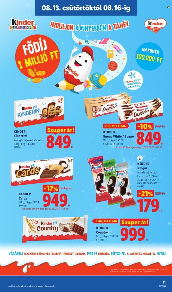 Lidl akciós újságok - 2026.08.13 - 2026.08.18. Oldal 11