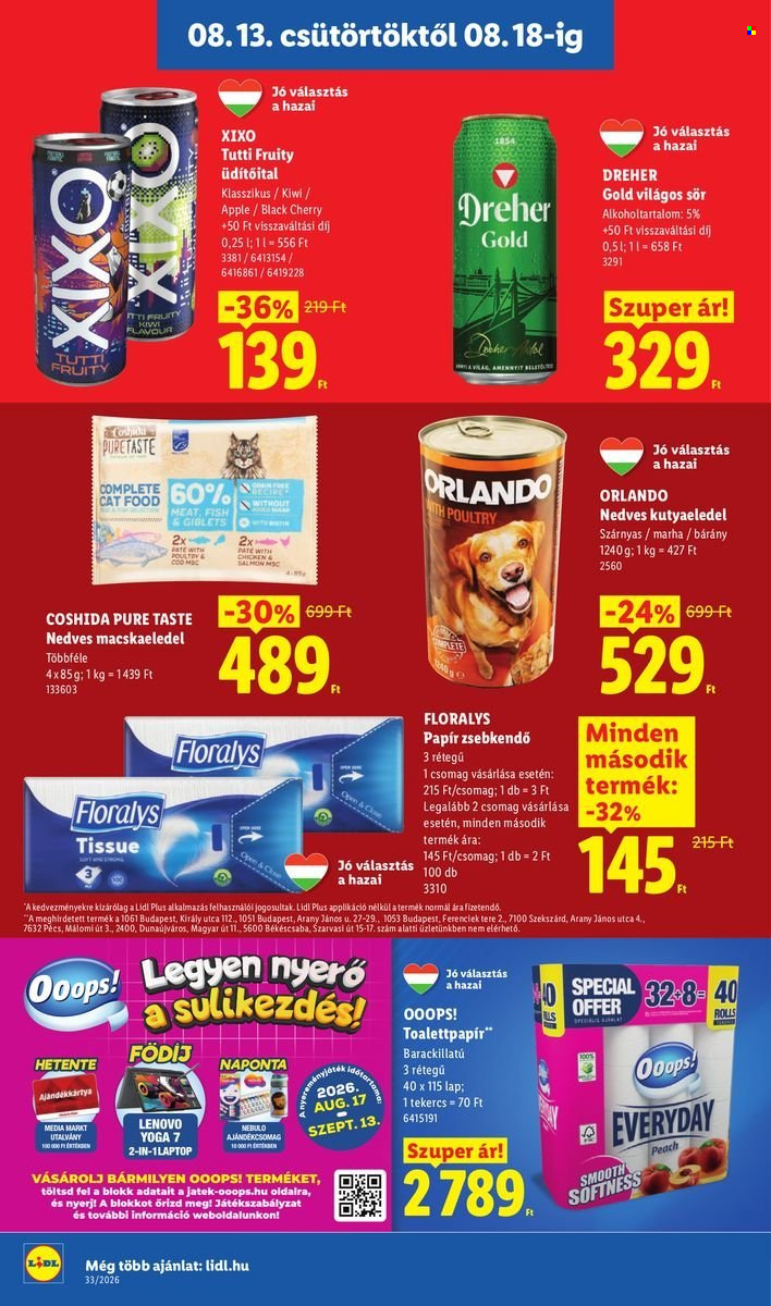 Lidl akciós újságok - 2026.08.13 - 2026.08.18. Oldal 14