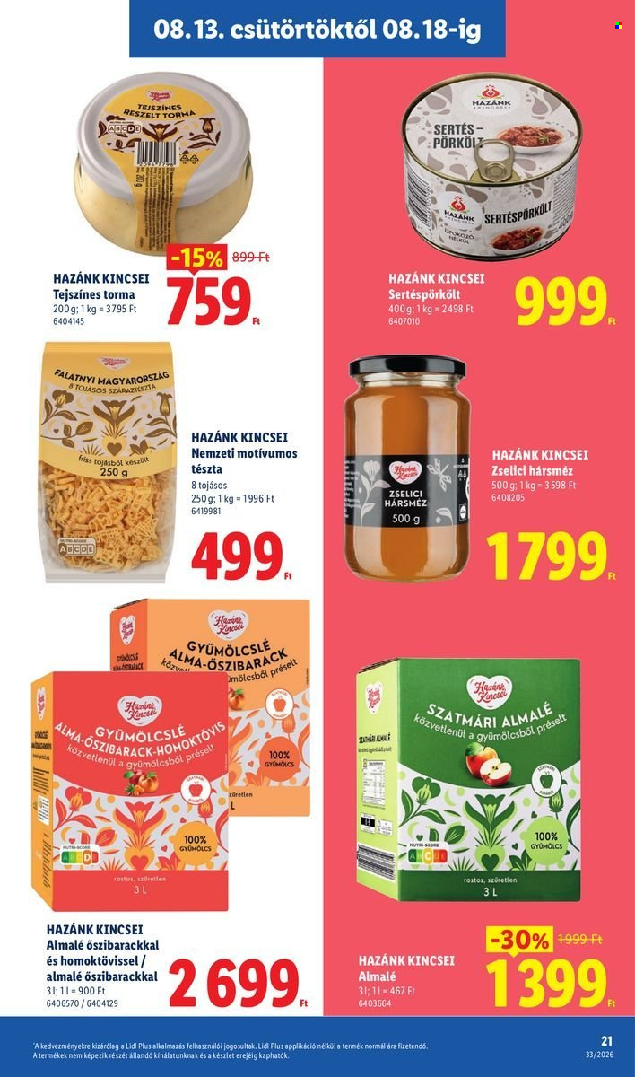 Lidl akciós újságok - 2026.08.13 - 2026.08.18. Oldal 21
