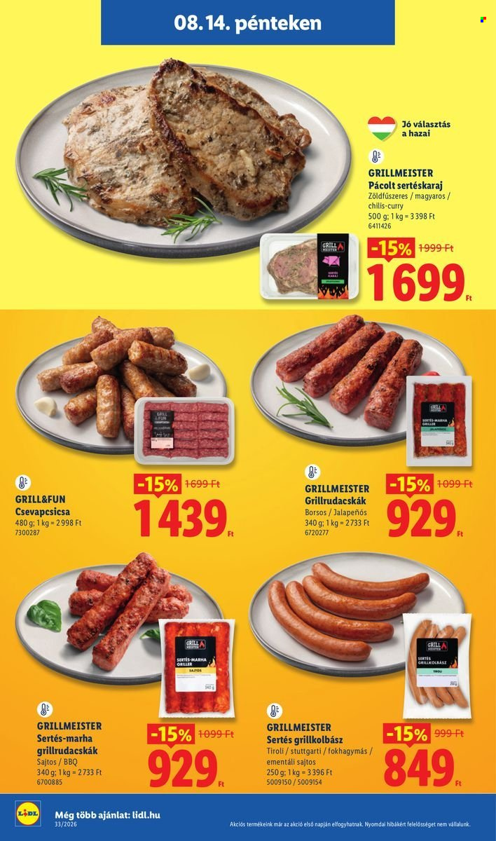Lidl akciós újságok - 2026.08.13 - 2026.08.18. Oldal 44