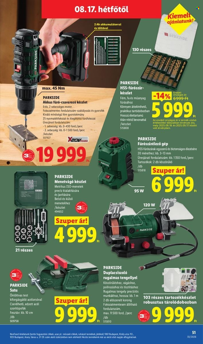 Lidl akciós újságok - 2026.08.13 - 2026.08.18. Oldal 51