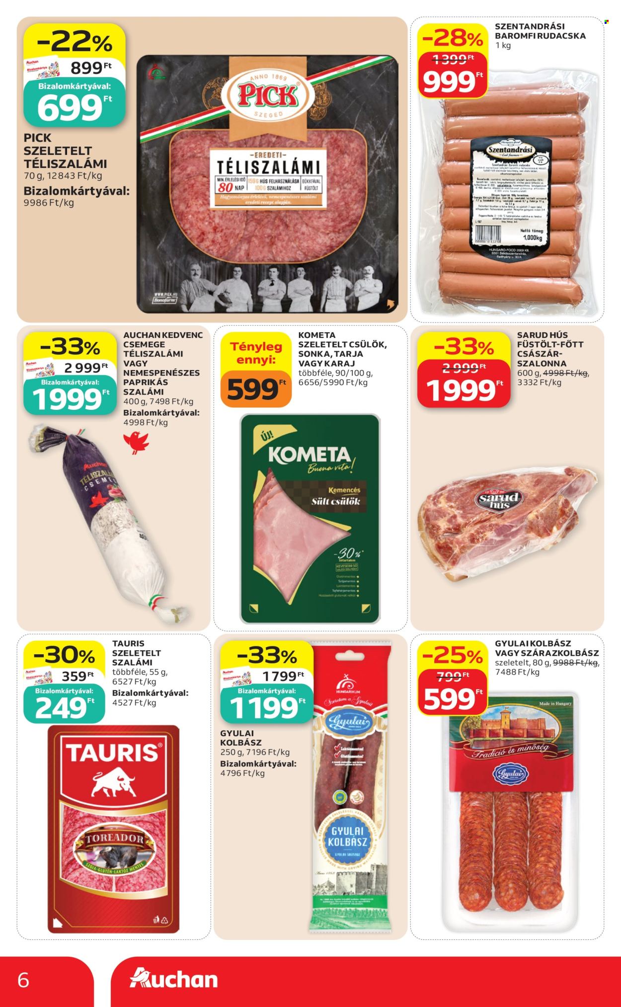Auchan akciós újságok - 2026.08.13 - 2026.08.19. Oldal 6