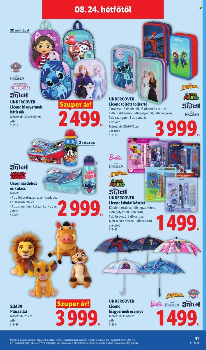Lidl akciós újságok - 2026.08.19 - 2026.08.26. Oldal 41