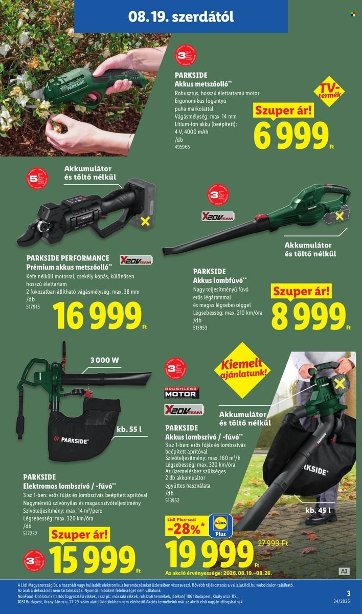 Lidl akciós újságok - 2026.08.19 - 2026.08.26. Oldal 3