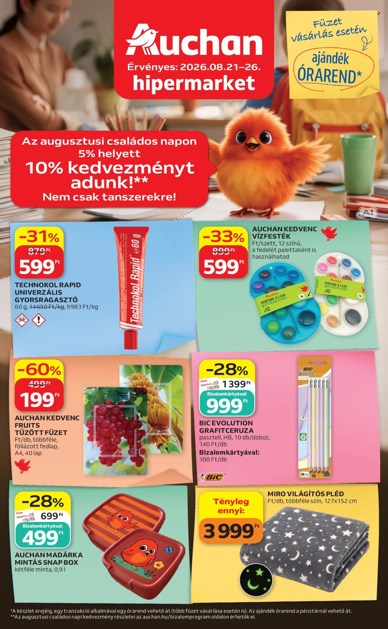 Auchan akciós újságok - 2026.08.21 - 2026.08.26. Oldal 1