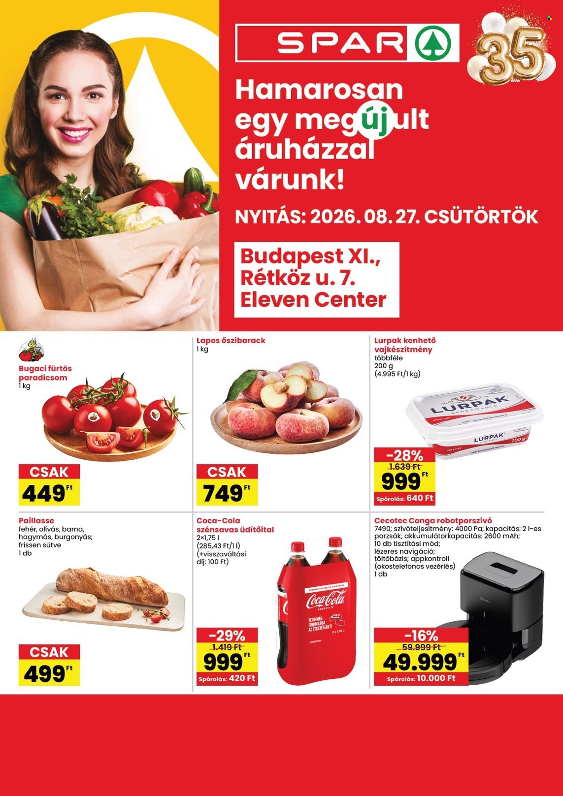SPAR Szupermarket akciós újságok - 2026.08.27 - 2026.09.02. Oldal 1