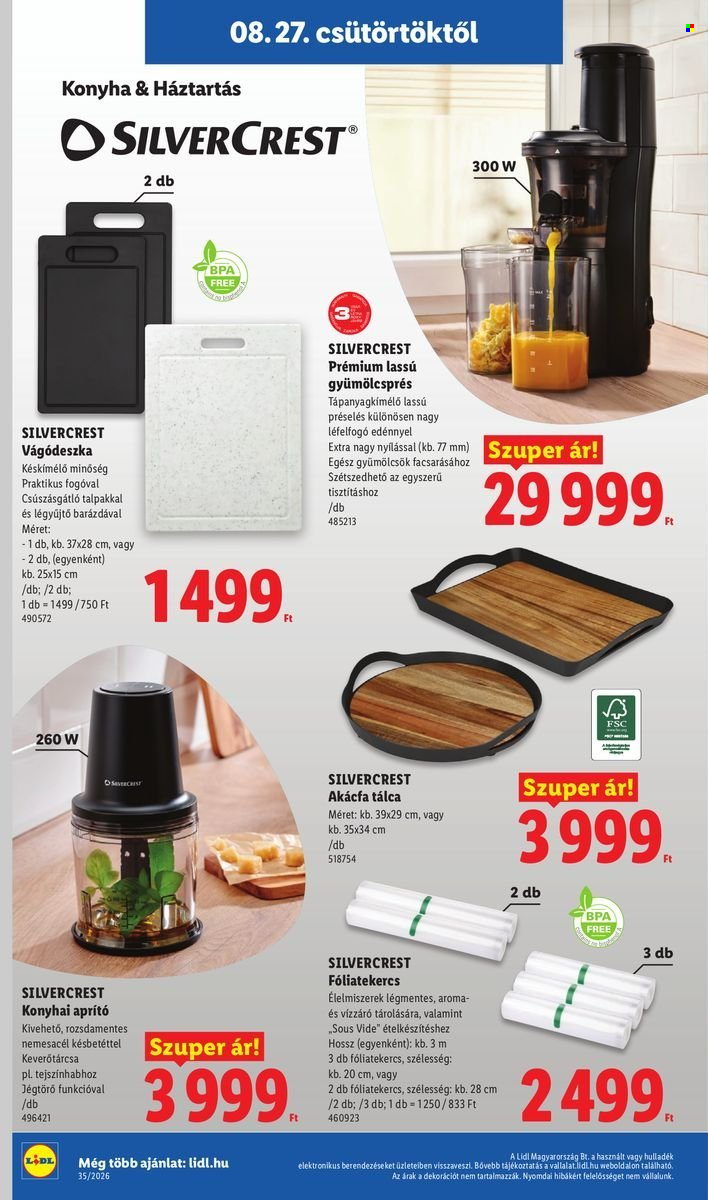 Lidl akciós újságok - 2026.08.27 - 2026.09.02. Oldal 6