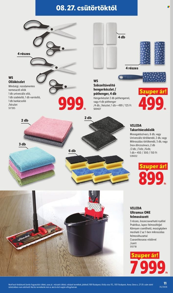 Lidl akciós újságok - 2026.08.27 - 2026.09.02. Oldal 11