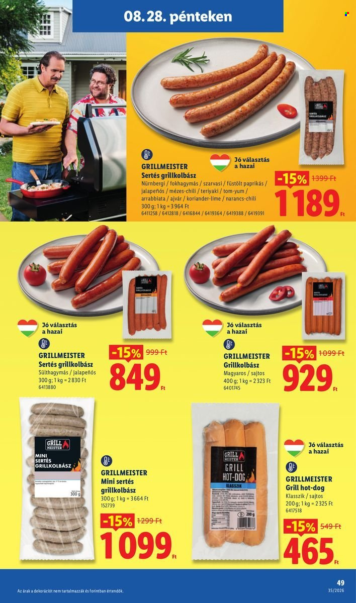Lidl akciós újságok - 2026.08.27 - 2026.09.02. Oldal 49