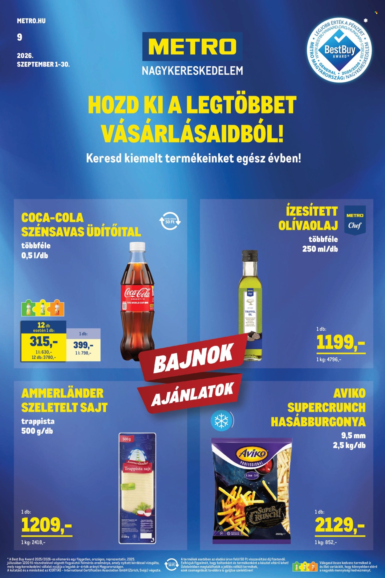 Metro akciós újságok - 2026.09.01 - 2026.09.30. Oldal 1