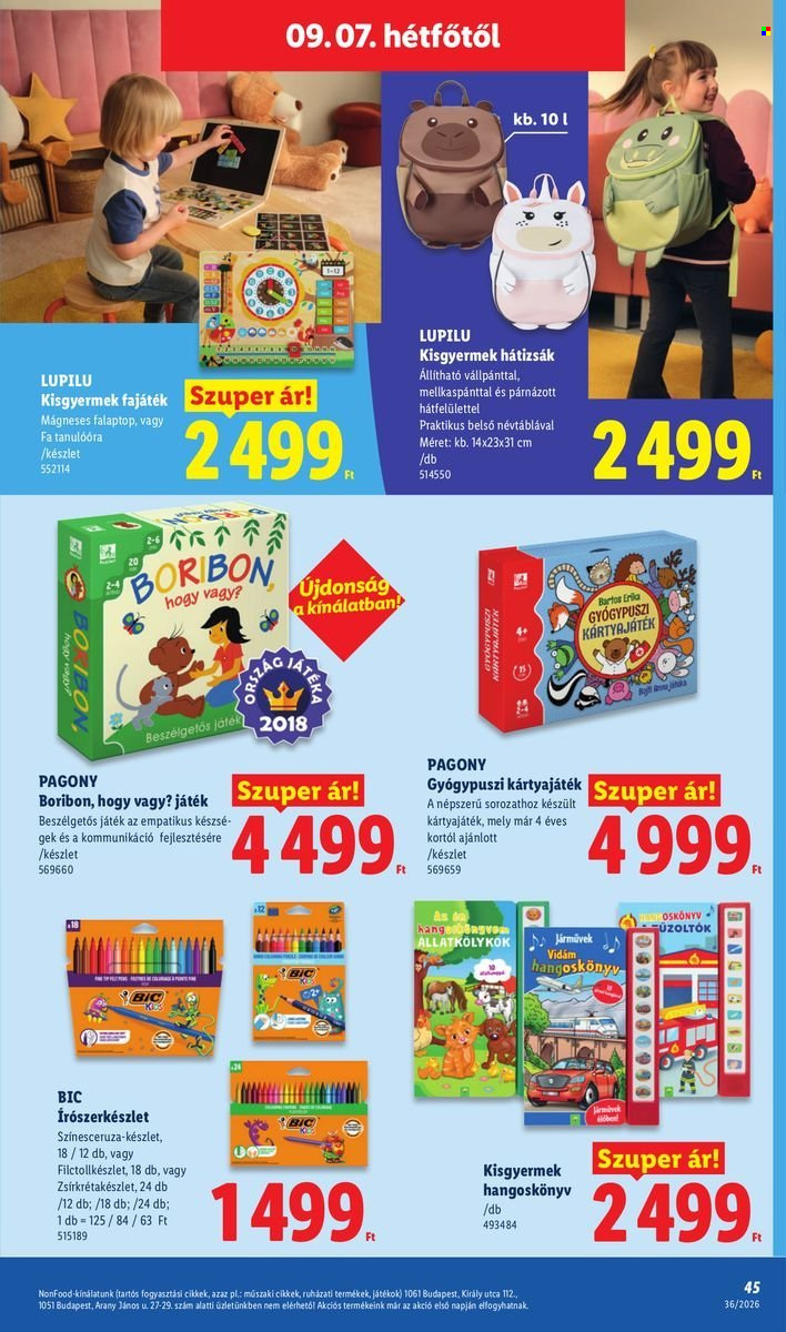 Lidl akciós újságok - 2026.09.03 - 2026.09.09. Oldal 45